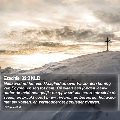 Ezechiël 32:2 NLD Bible Verse Image