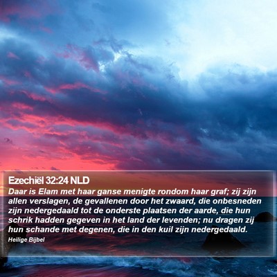 Ezechiël 32:24 NLD Bible Verse Image