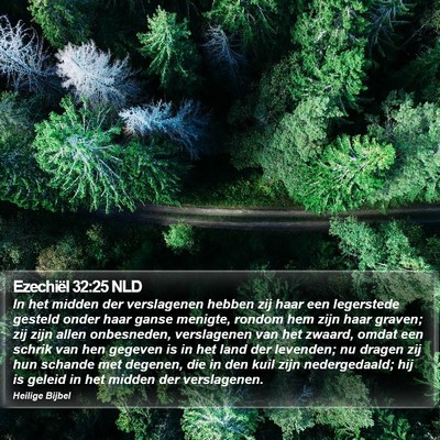 Ezechiël 32:25 NLD Bible Verse Image