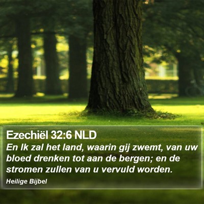 Ezechiël 32:6 NLD Bible Verse Image