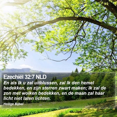 Ezechiël 32:7 NLD Bible Verse Image