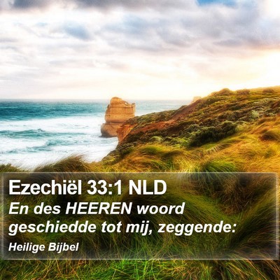 Ezechiël 33:1 NLD Bible Verse Image