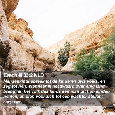 Ezechiël 33:2 NLD Bible Verse Image