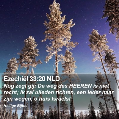 Ezechiël 33:20 NLD Bible Verse Image