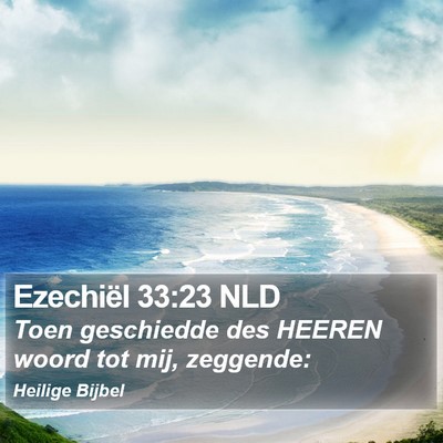 Ezechiël 33:23 NLD Bible Verse Image