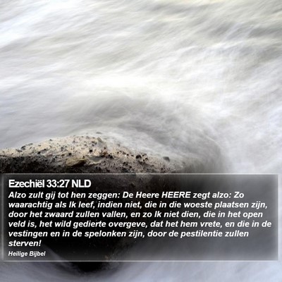 Ezechiël 33:27 NLD Bible Verse Image