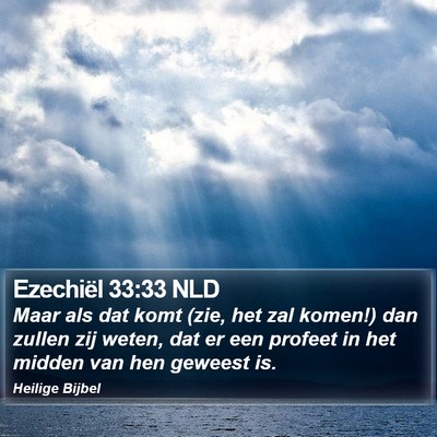 Ezechiël 33:33 NLD Bible Verse Image