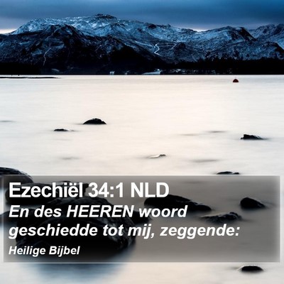 Ezechiël 34:1 NLD Bible Verse Image