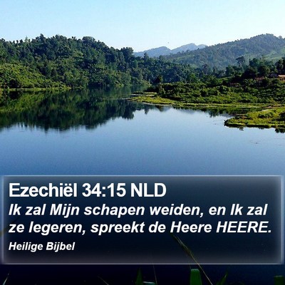 Ezechiël 34:15 NLD Bible Verse Image