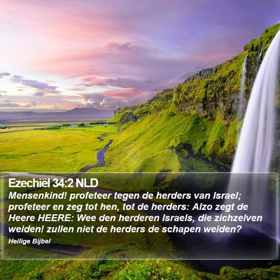 Ezechiël 34:2 NLD Bible Verse Image