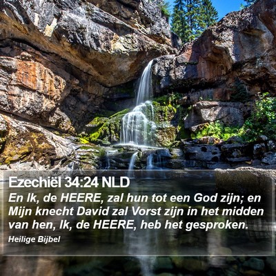 Ezechiël 34:24 NLD Bible Verse Image