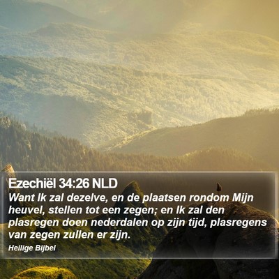 Ezechiël 34:26 NLD Bible Verse Image
