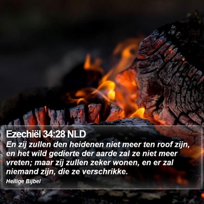 Ezechiël 34:28 NLD Bible Verse Image