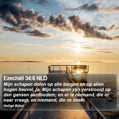 Ezechiël 34:6 NLD Bible Verse Image