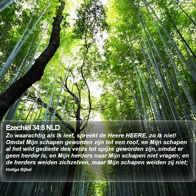 Ezechiël 34:8 NLD Bible Verse Image