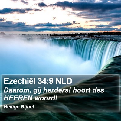 Ezechiël 34:9 NLD Bible Verse Image