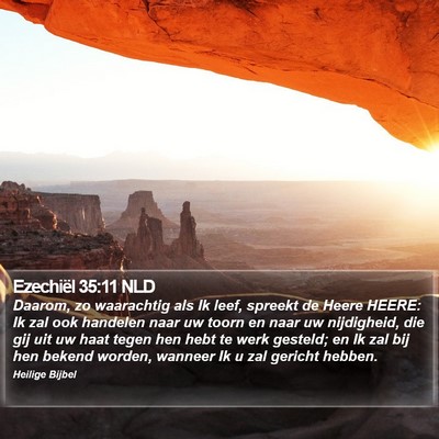 Ezechiël 35:11 NLD Bible Verse Image