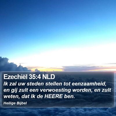 Ezechiël 35:4 NLD Bible Verse Image