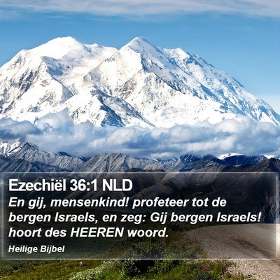 Ezechiël 36:1 NLD Bible Verse Image