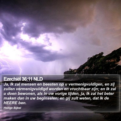 Ezechiël 36:11 NLD Bible Verse Image