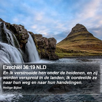 Ezechiël 36:19 NLD Bible Verse Image