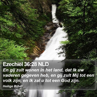Ezechiël 36:28 NLD Bible Verse Image