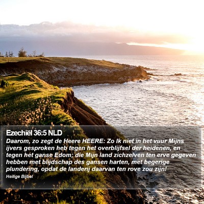 Ezechiël 36:5 NLD Bible Verse Image