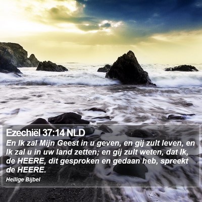 Ezechiël 37:14 NLD Bible Verse Image