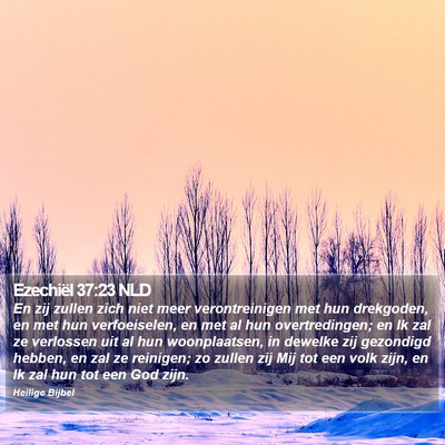 Ezechiël 37:23 NLD Bible Verse Image