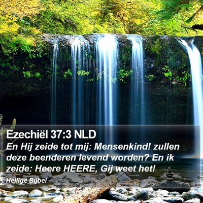 Ezechiël 37:3 NLD Bible Verse Image