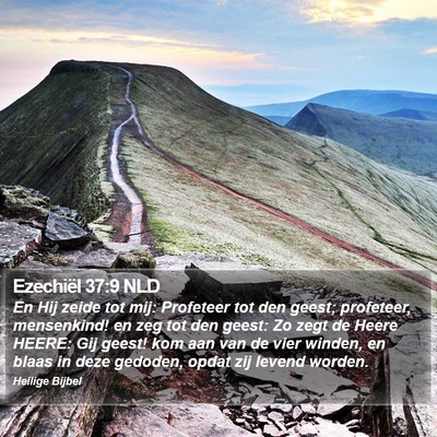 Ezechiël 37:9 NLD Bible Verse Image