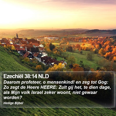 Ezechiël 38:14 NLD Bible Verse Image