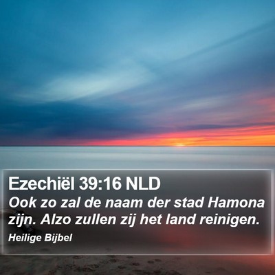 Ezechiël 39:16 NLD Bible Verse Image