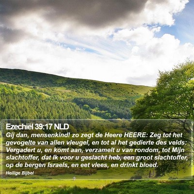 Ezechiël 39:17 NLD Bible Verse Image