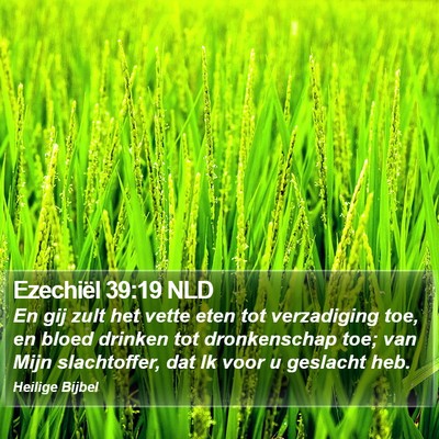Ezechiël 39:19 NLD Bible Verse Image