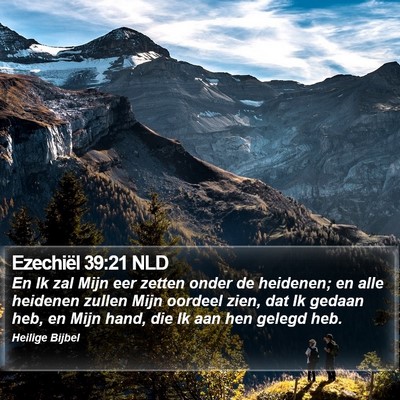 Ezechiël 39:21 NLD Bible Verse Image