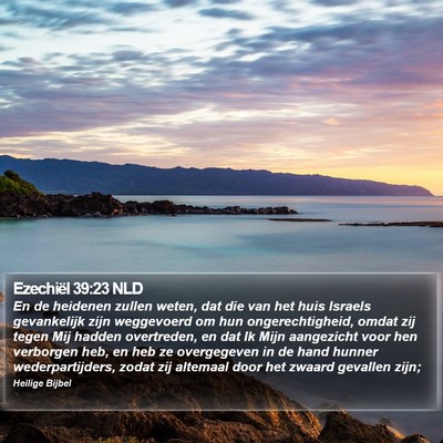 Ezechiël 39:23 NLD Bible Verse Image
