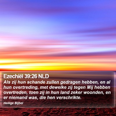 Ezechiël 39:26 NLD Bible Verse Image