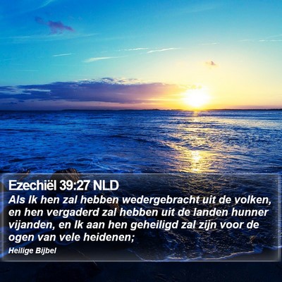 Ezechiël 39:27 NLD Bible Verse Image