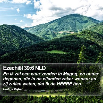 Ezechiël 39:6 NLD Bible Verse Image