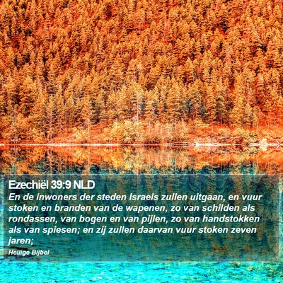 Ezechiël 39:9 NLD Bible Verse Image