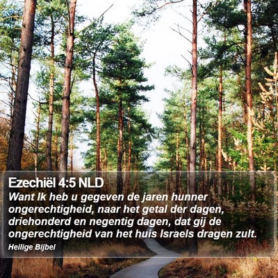 Ezechiël 4:5 NLD Bible Verse Image