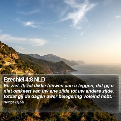 Ezechiël 4:8 NLD Bible Verse Image