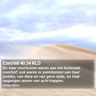 Ezechiël 40:34 NLD Bible Verse Image