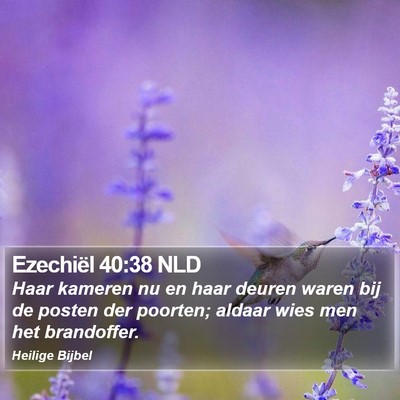 Ezechiël 40:38 NLD Bible Verse Image