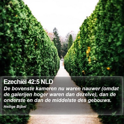 Ezechiël 42:5 NLD Bible Verse Image