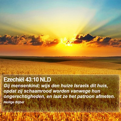 Ezechiël 43:10 NLD Bible Verse Image