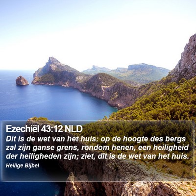 Ezechiël 43:12 NLD Bible Verse Image