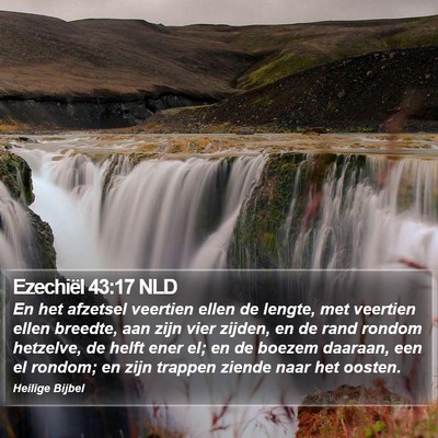 Ezechiël 43:17 NLD Bible Verse Image