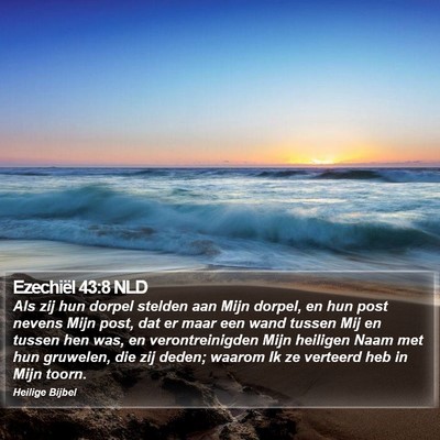 Ezechiël 43:8 NLD Bible Verse Image